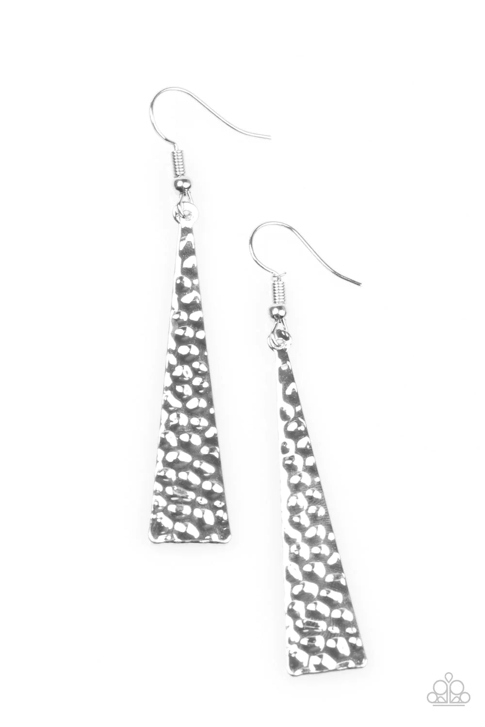 Paparazzi Earring ~ Wild Wildcat - Silver