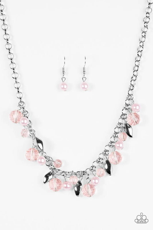 Paparazzi Necklace ~ BLING Down The Curtain - Pink