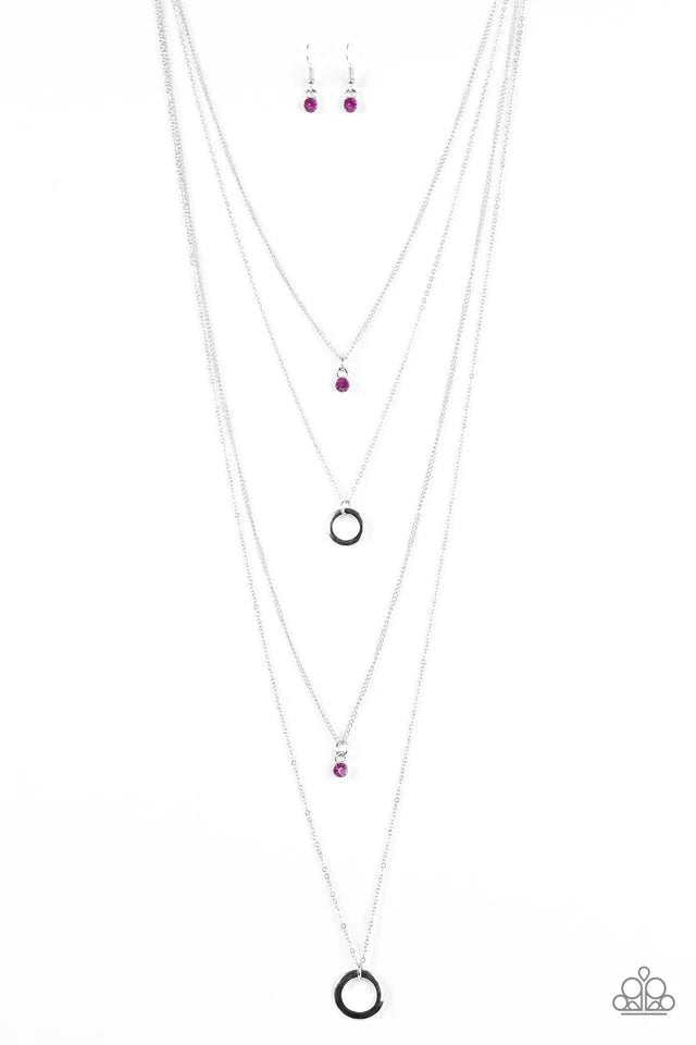 Collar Paparazzi ~ Todo sobre la elegancia - Púrpura