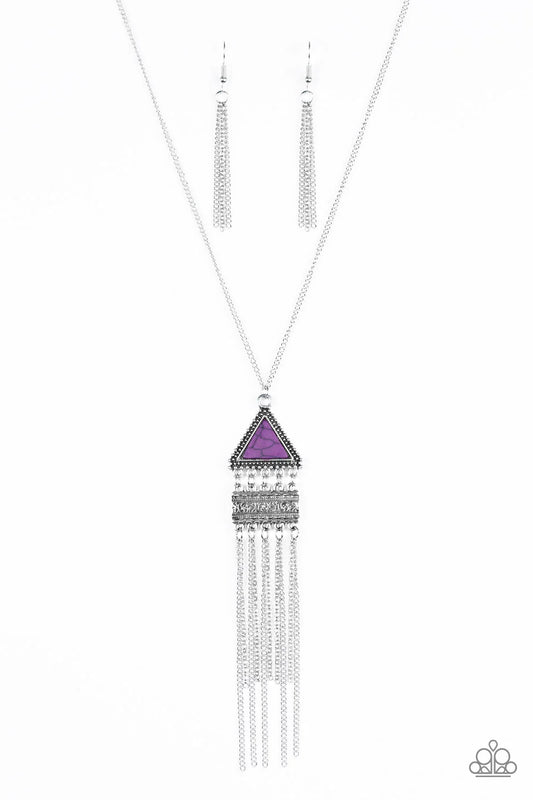 Paparazzi Necklace ~ Anasazi Awe - Purple