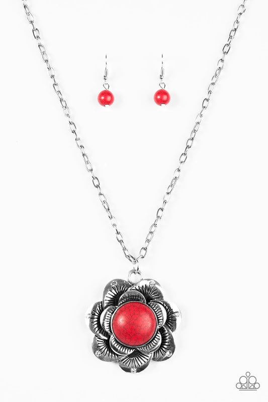 Paparazzi Necklace ~ Country Retro - Red