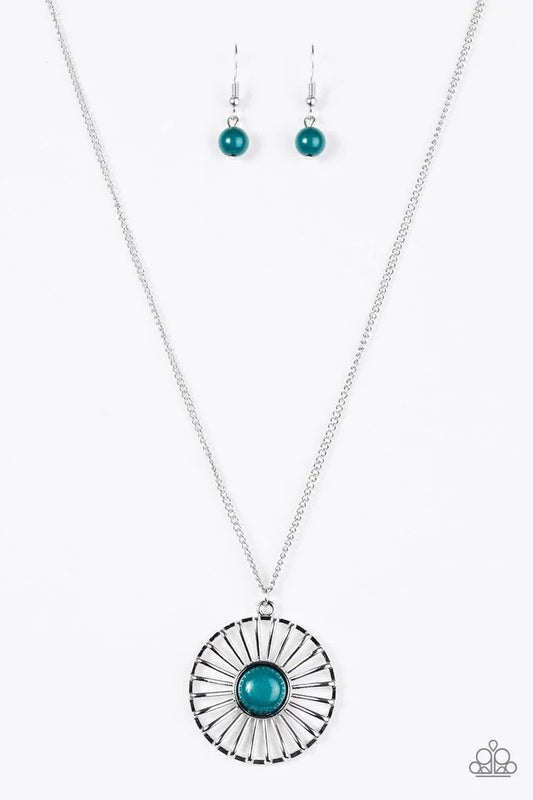 Paparazzi Necklace ~ She WHEEL Be Loved - Blue