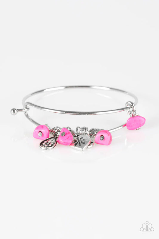 Pulsera Paparazzi ~ Belleza abundante - Rosa