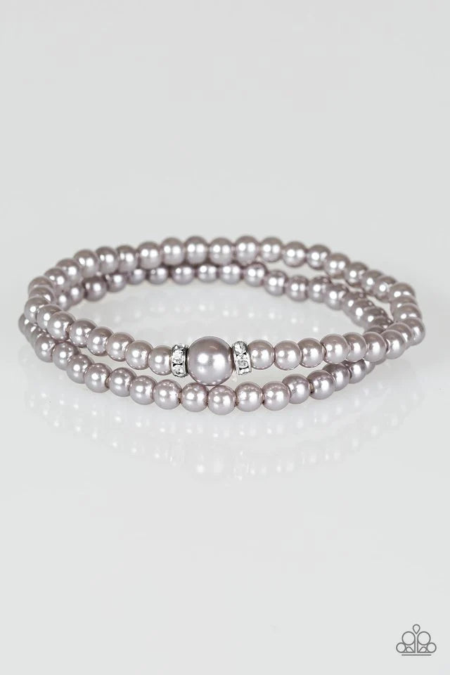 Paparazzi Bracelet ~ Cambridge Chic - Silver