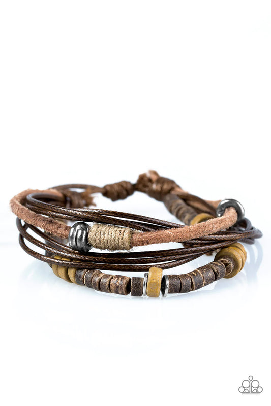 Paparazzi Bracelet ~ Mountain Woods - Brown