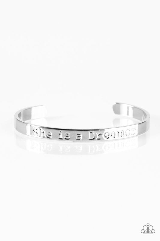 Paparazzi Bracelet ~ She Is A Dreamer - Silver