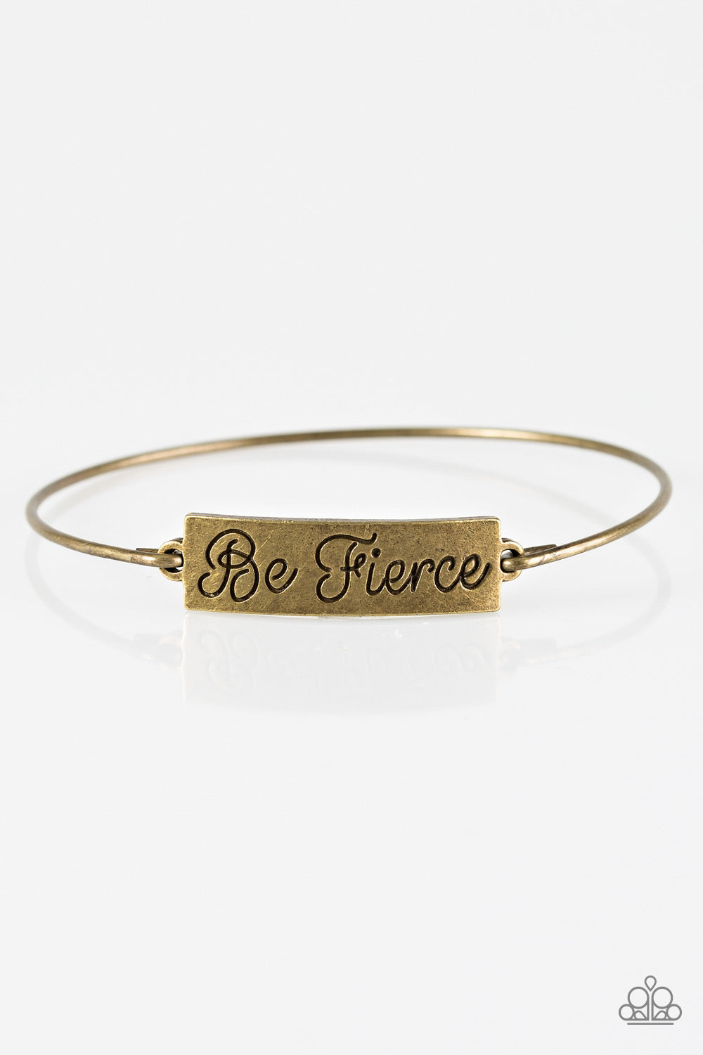 Paparazzi Bracelet ~ Be Fierce - Brass