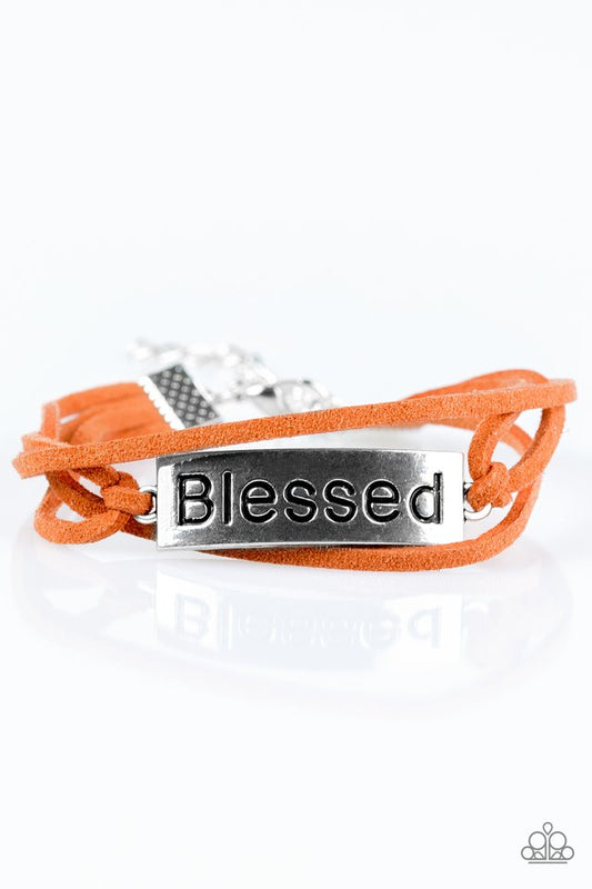 Paparazzi Bracelet ~ Feeling Blessed - Orange