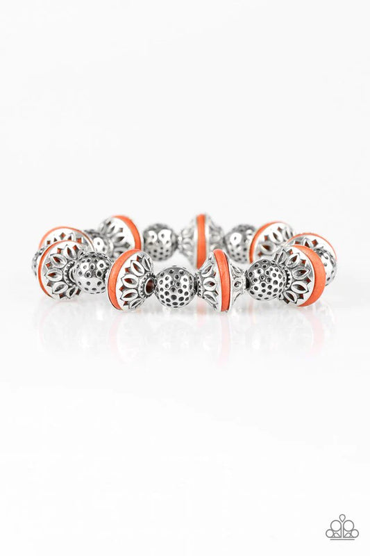 Paparazzi Bracelet ~ Eastern Enchantment - Orange