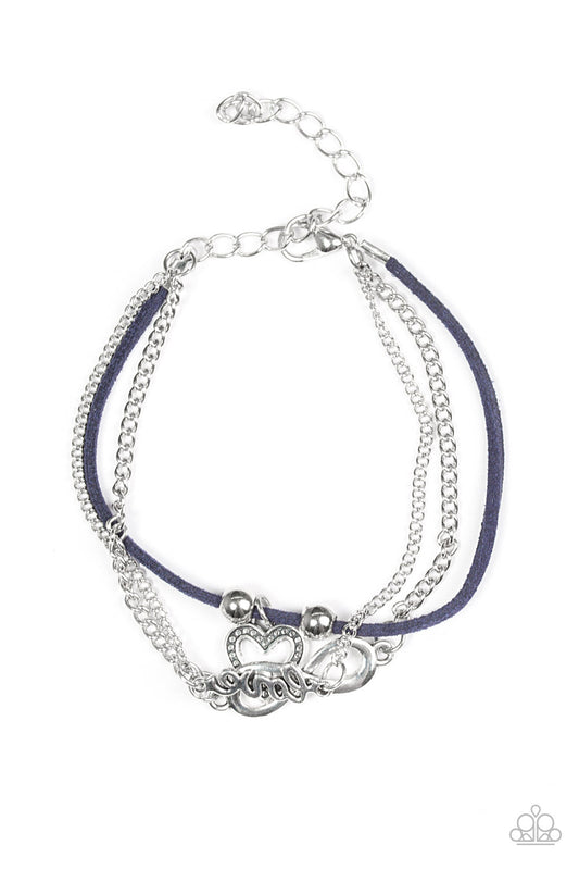 Pulsera Paparazzi ~ Laguna Love - Azul