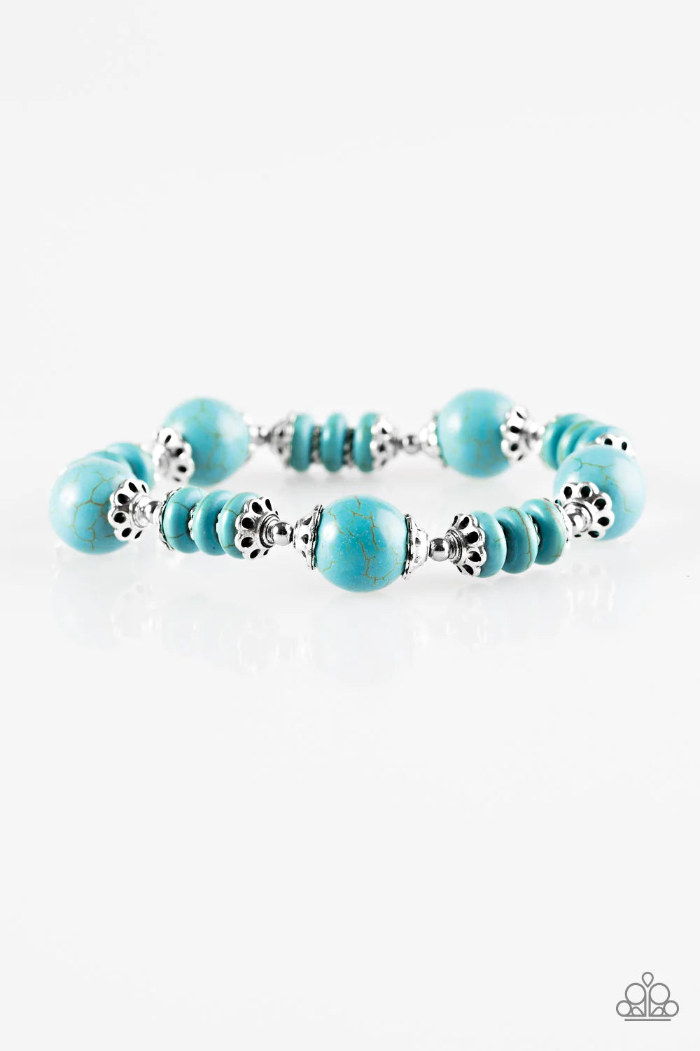 Paparazzi Bracelet ~ Desert Hills - Blue