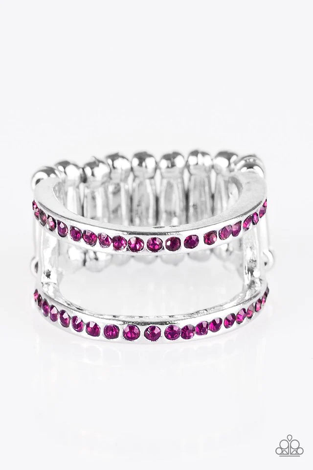 Paparazzi Ring ~ Surrender The Sparkle - Purple