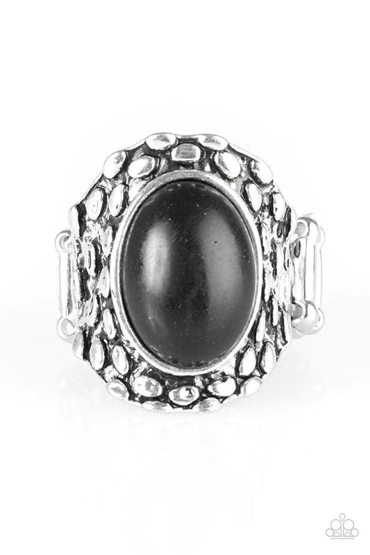 Anillo Paparazzi ~ Jungle Glam - Negro