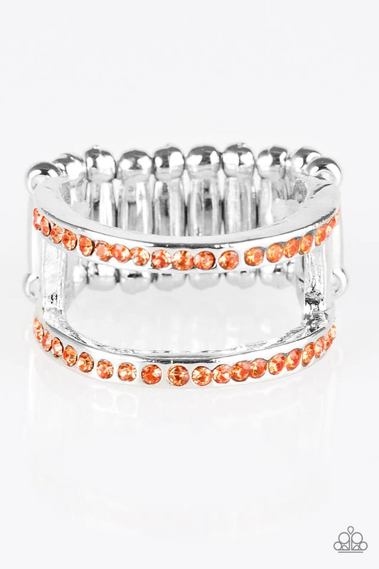 Paparazzi Ring ~ Surrender The Sparkle - Orange