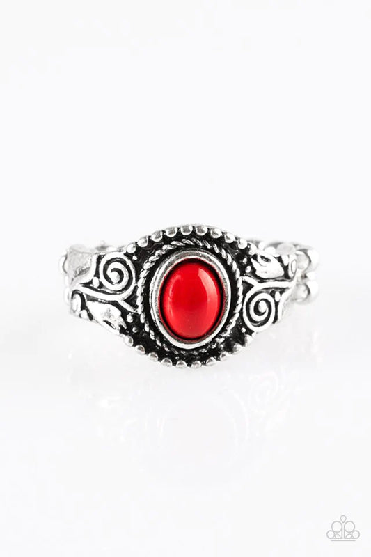 Paparazzi Ring ~ The Jungle LOOK - Red