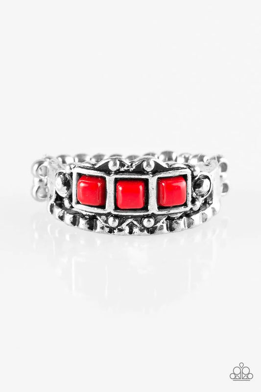 Paparazzi Ring ~ Color Me EMPRESSed! - Red