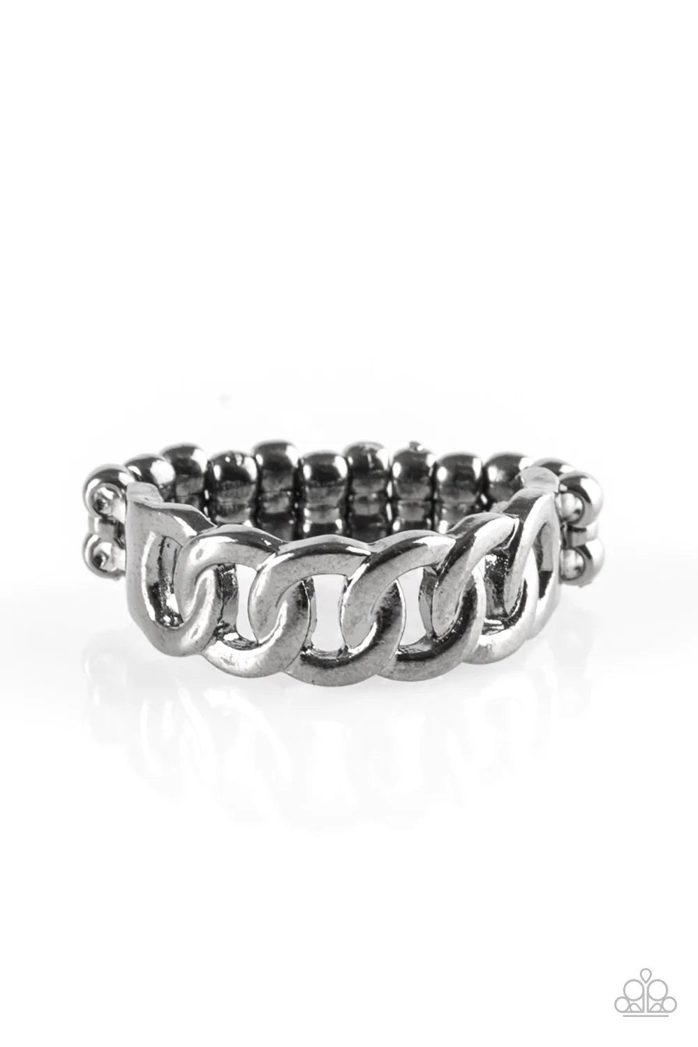 Paparazzi Ring ~ Love Is CHAIN - Black