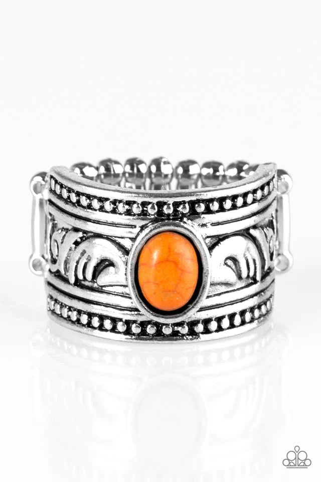 Anillo Paparazzi ~ Princesa de la isla - Naranja