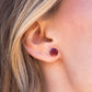 Greatest Treasure - Red Post - Paparazzi Earring Image