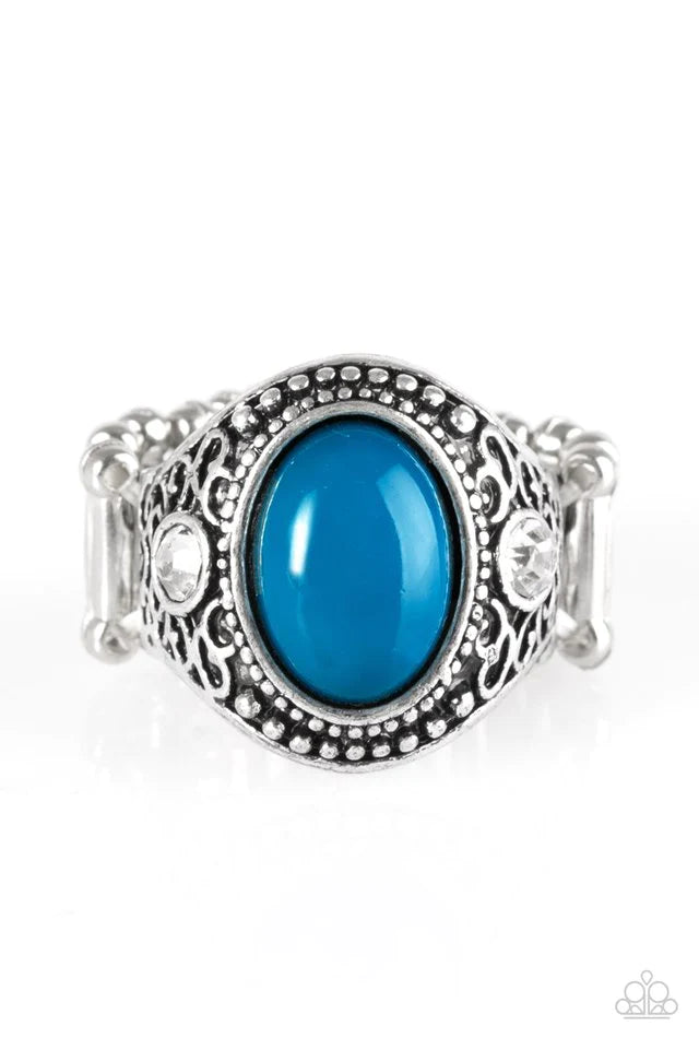 Paparazzi Ring ~ Beautifully Bali - Blue