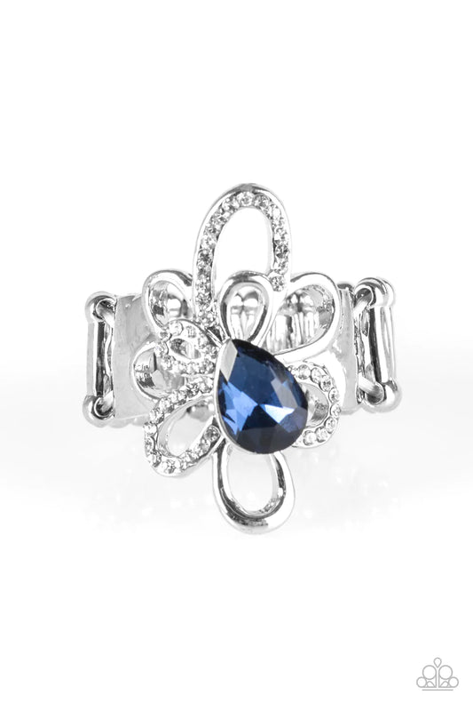 Paparazzi Ring ~ Fancy Finale - Blue