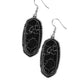 Paparazzi Earring ~ Stone Quest - Black