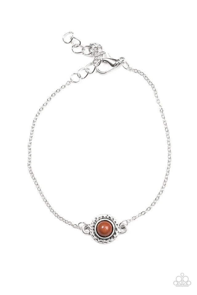 Pulsera Paparazzi ~ Aventura otoñal - Marrón