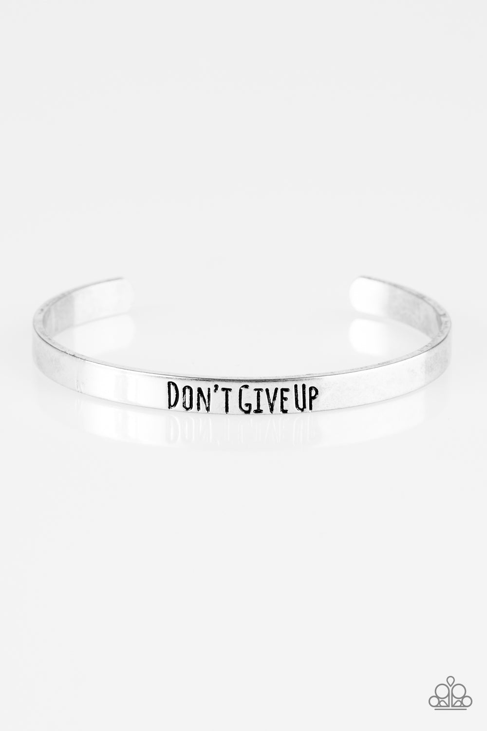 Paparazzi Bracelet ~ Dont Give Up - Silver