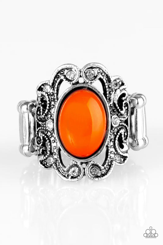 Paparazzi Ring ~ Pasadena Princess - Orange