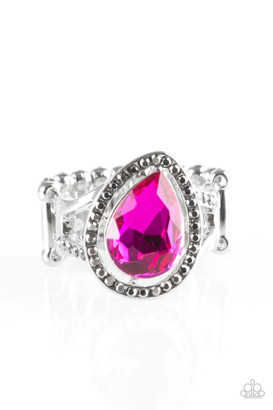 Anillo Paparazzi ~ Grammy Grandeur - Rosa