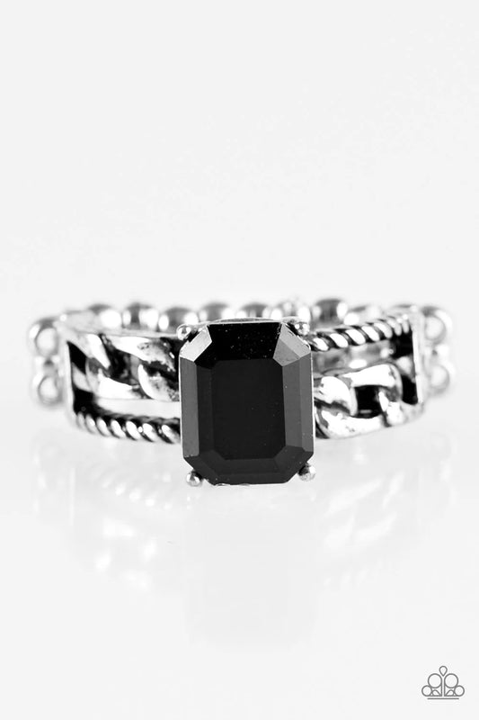 Anillo Paparazzi ~ Joya de mis ojos - Negro