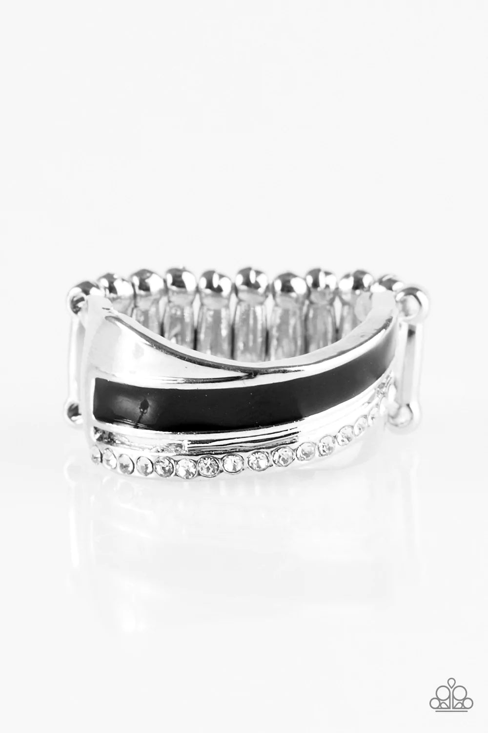 Paparazzi Ring ~ Wrapped In Radiance - Black