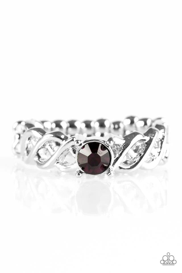 Paparazzi Ring ~ CACHE Out - Purple