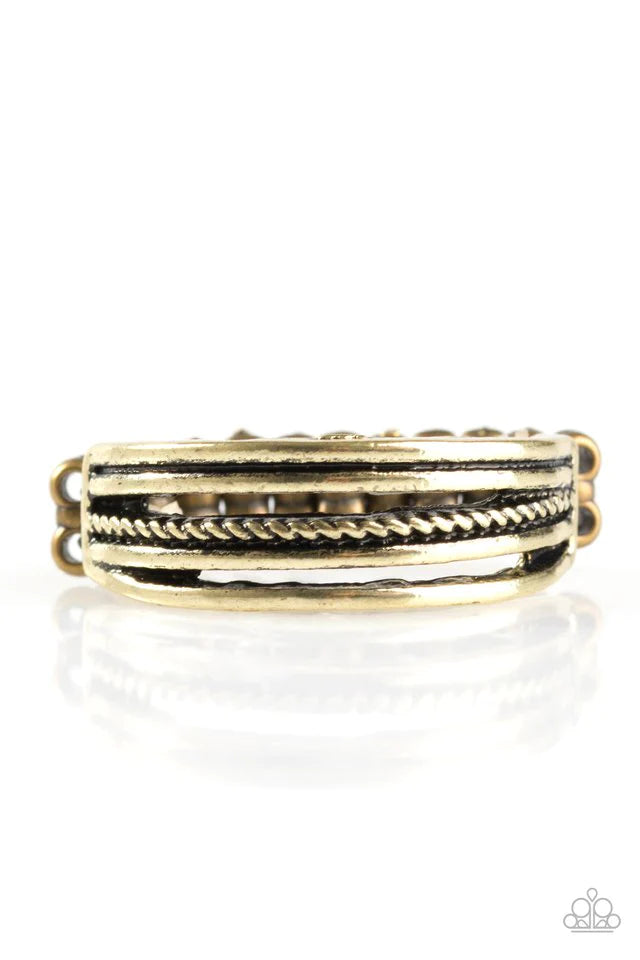 Paparazzi Ring ~ Holy CHIC - Brass