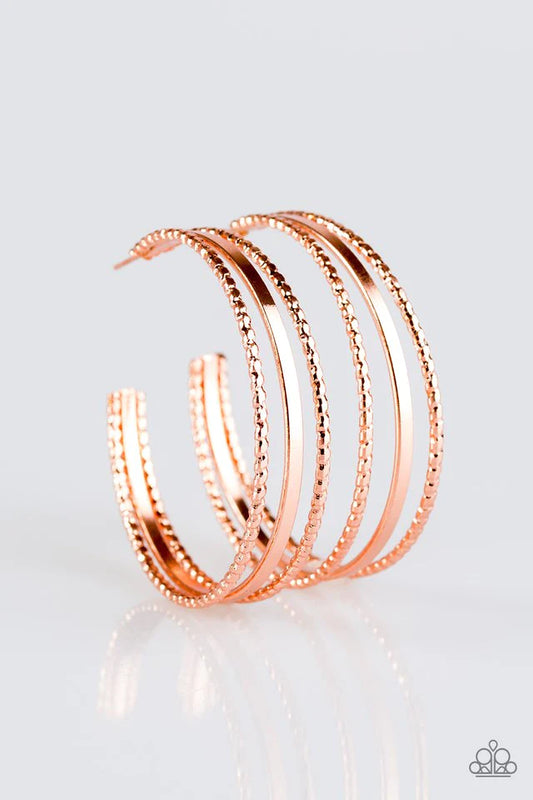 Paparazzi Earring ~ Its 5 OClock Somewhere - Copper