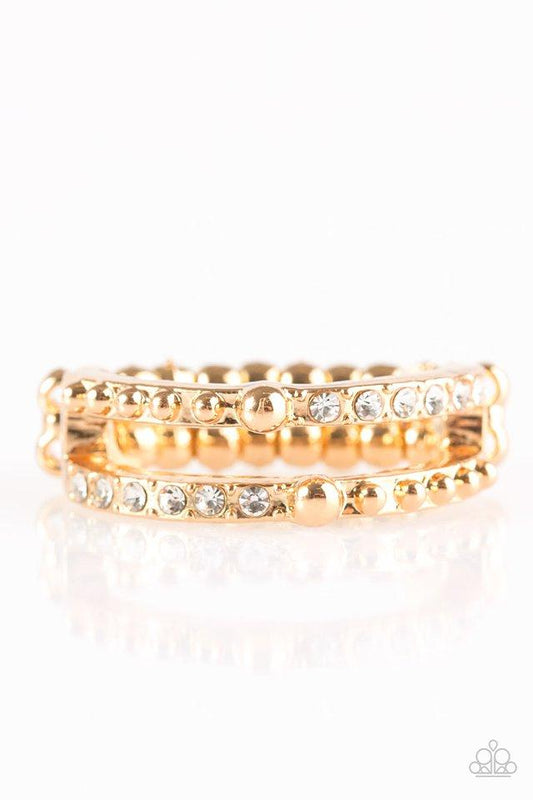 Anillo Paparazzi ~ Dauntless Shimmer - Oro