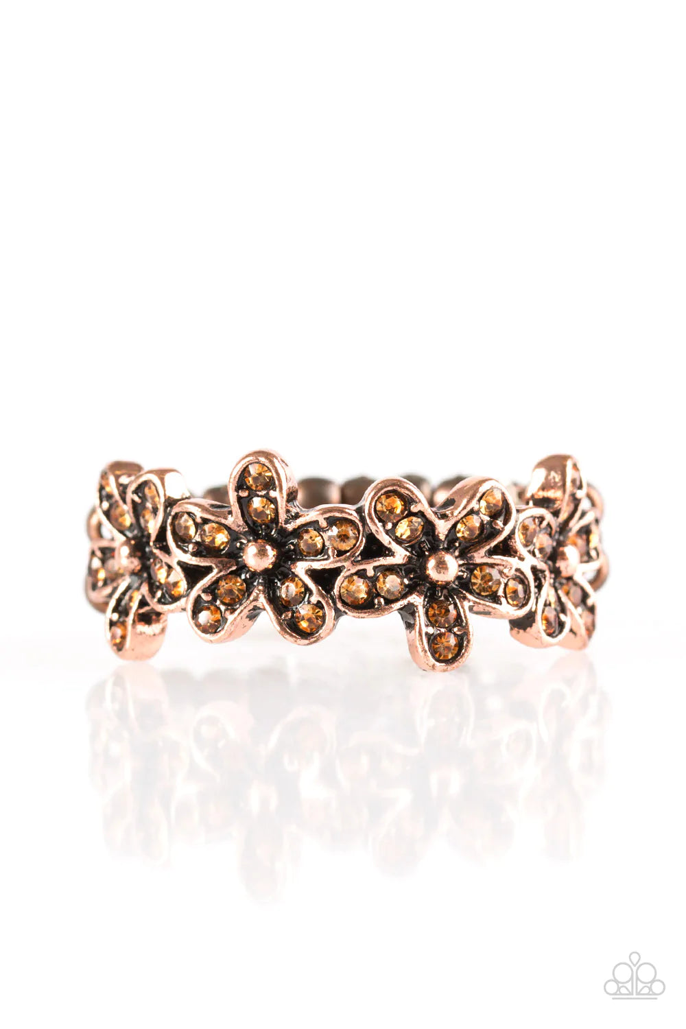 Anillo Paparazzi ~ Daisy Dazzle - Cobre