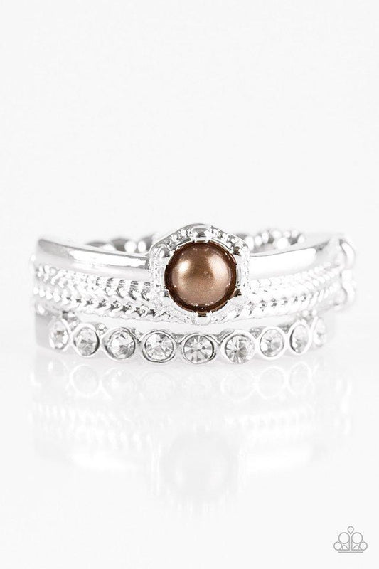 Paparazzi Ring ~ STAR Raving Mad! - Brown