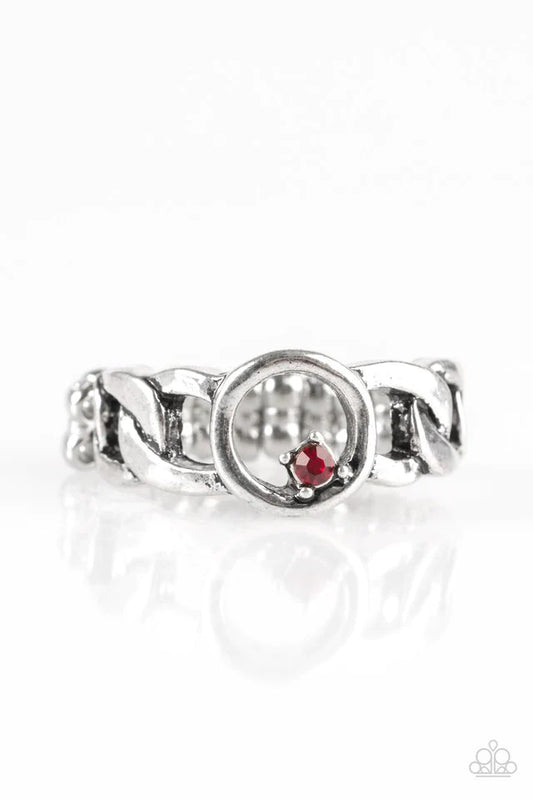 Paparazzi Ring ~ Rogue Sparkle - Red