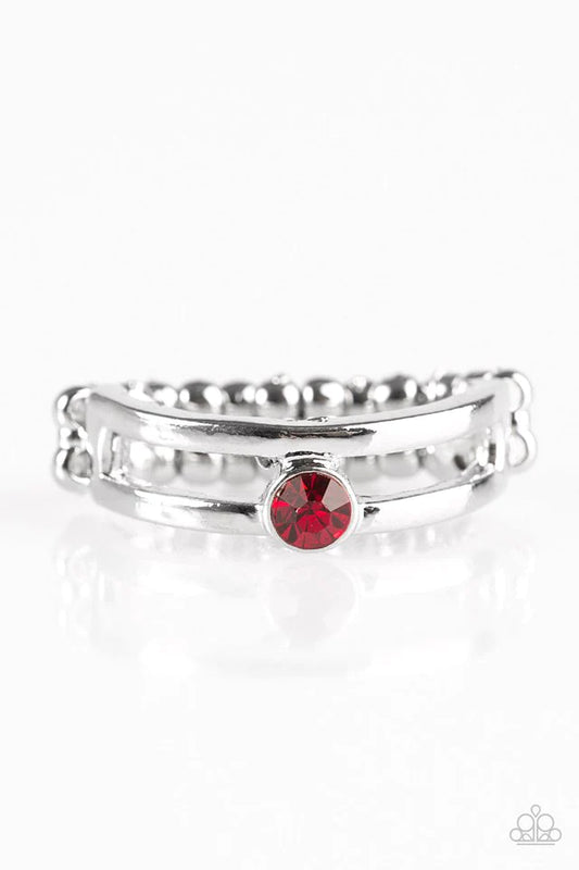 Paparazzi Ring ~ Lead The Line - Red