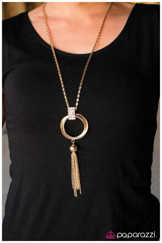 Paparazzi Necklace ~ Bright Lights, Big City - Gold
