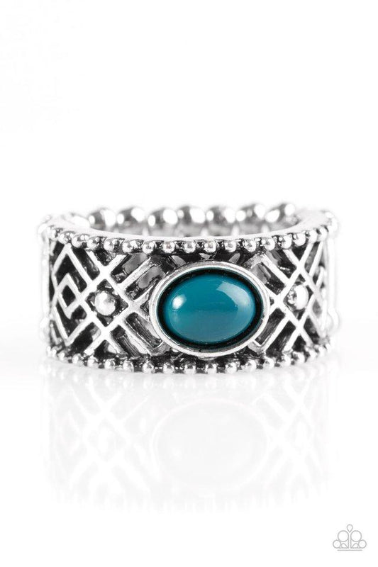 Anillo Paparazzi ~ Cave Babe - Azul