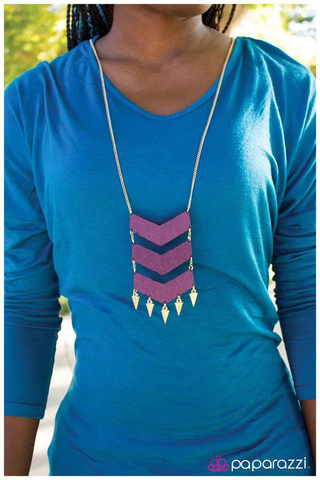 Collar Paparazzi ~ El gusto por el peligro - Púrpura