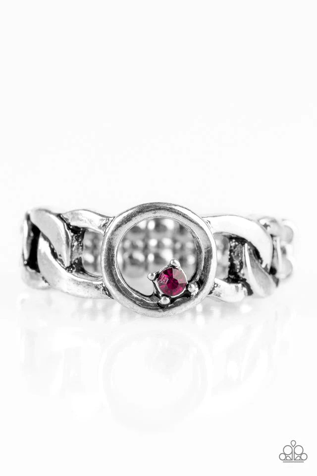 Paparazzi Ring ~ Rogue Sparkle - Pink