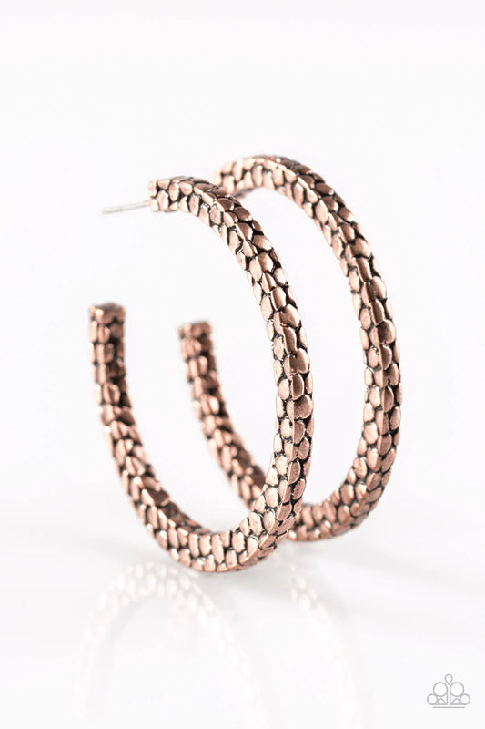 Paparazzi Earring ~ Make The BEAST Of It - Copper