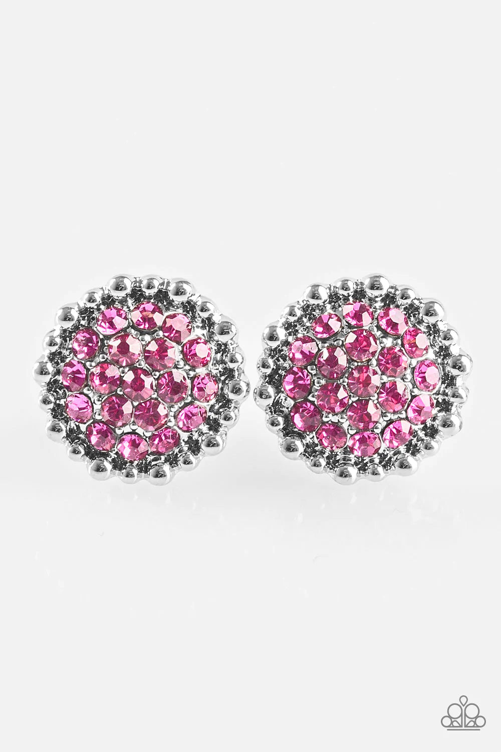 Paparazzi Earring ~ Glam Tour - Pink