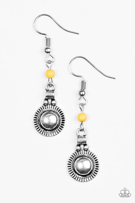 Paparazzi Earring ~ Santa Fe Sunrise - Yellow