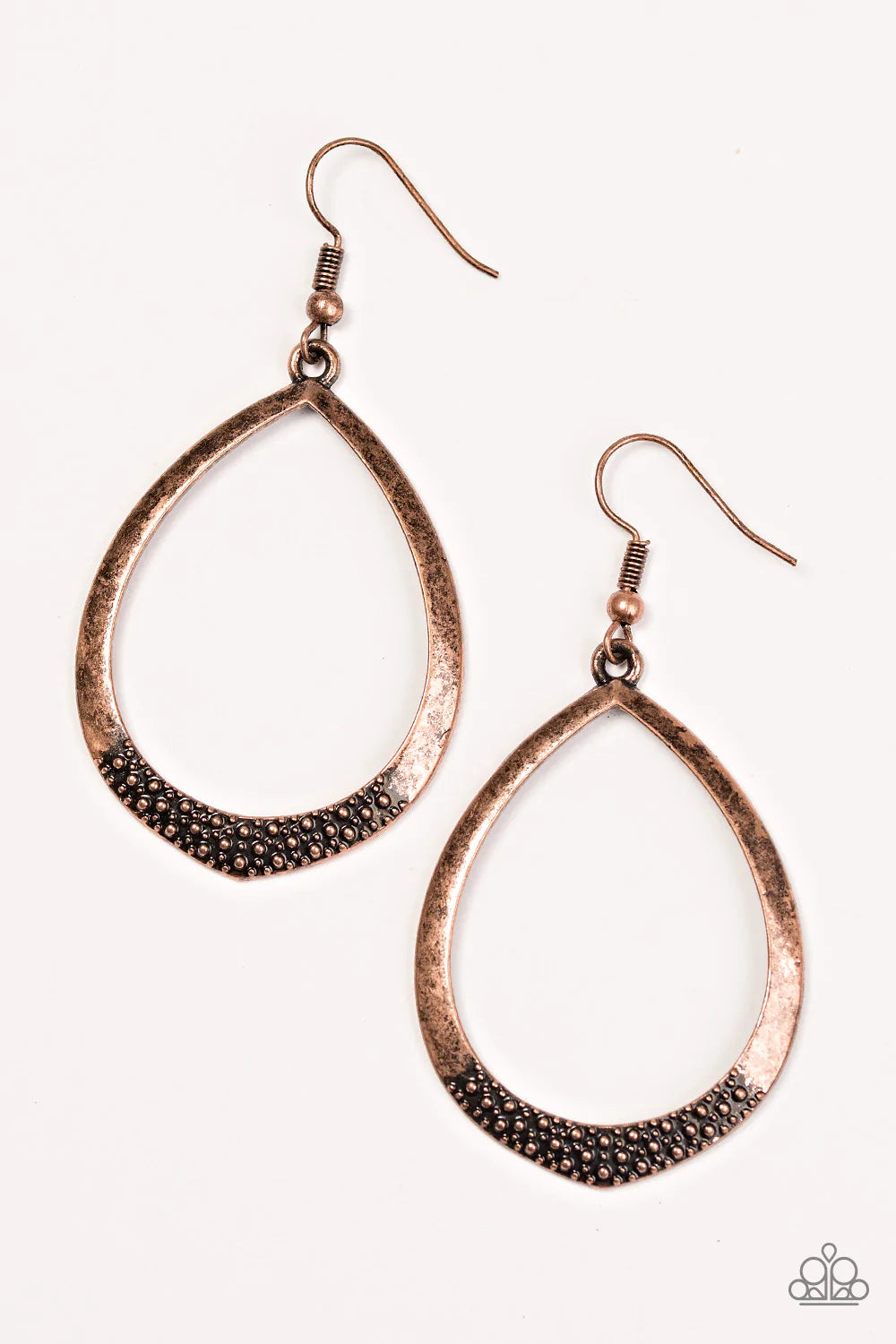 Paparazzi Earring ~ Radically Rustic - Copper