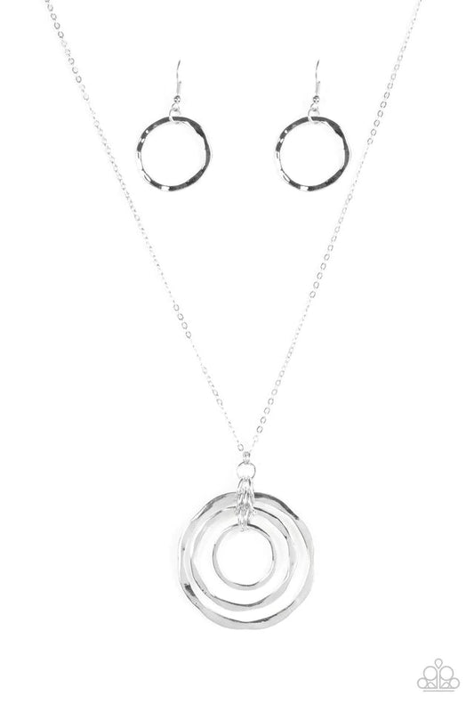 Paparazzi Necklace ~ Full Eclipse - Silver