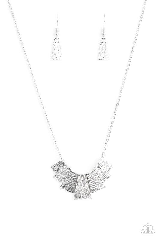 Paparazzi Necklace ~ Cry Wolf - Silver